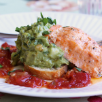 Thumbnail image for Salmon with Avocado and Sweet Chili Sauce from Grace-Marie’s Kitchen at Bristol Farms