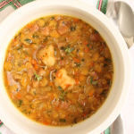 Thumbnail image for Yellow Split Pea Soup with Shrimp and Ham