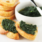 Thumbnail image for Garlic Buttered Crostini with Rustic Kale Pesto