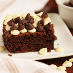 Thumbnail image for Really, Really Good Brownies ~ Bourbon-Doused with Black & White Icing