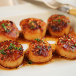 Thumbnail image for Grilled Scallops with Red Yuzu Kosho Vinaigrette