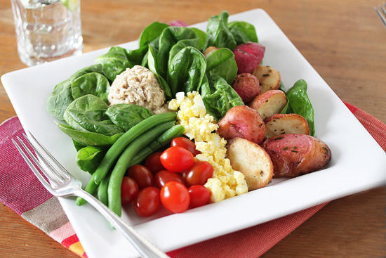 Egg Salad Vegetable Plate