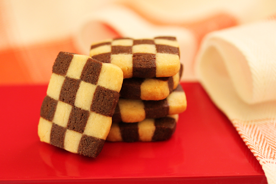 Post image for Black and White Checkerboard Cookies