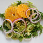 Thumbnail image for Orange, Pea and Leek Salad