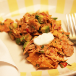 Thumbnail image for Chicken and Avocado Skillet Chilaquiles