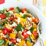 Thumbnail image for Wheat Berry, Green Olive & Roasted Pepper Salad