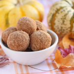 Thumbnail image for Cinnamon-Sugared Pumpkin Donut Holes