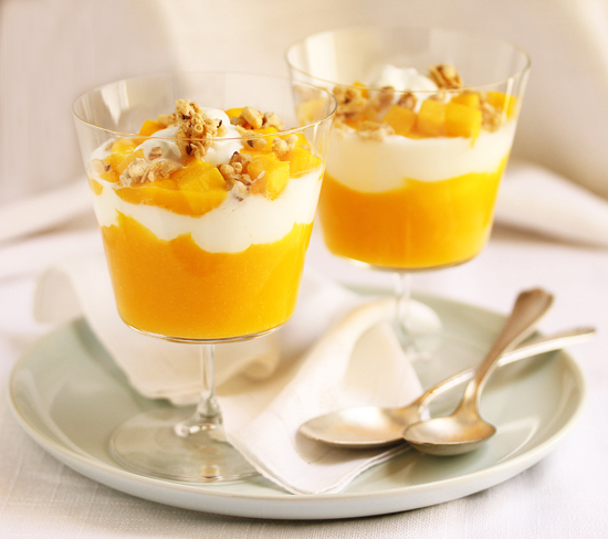 Post image for Mango & Yogurt Parfait