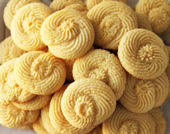 Twirly Lemon Butter Cookies