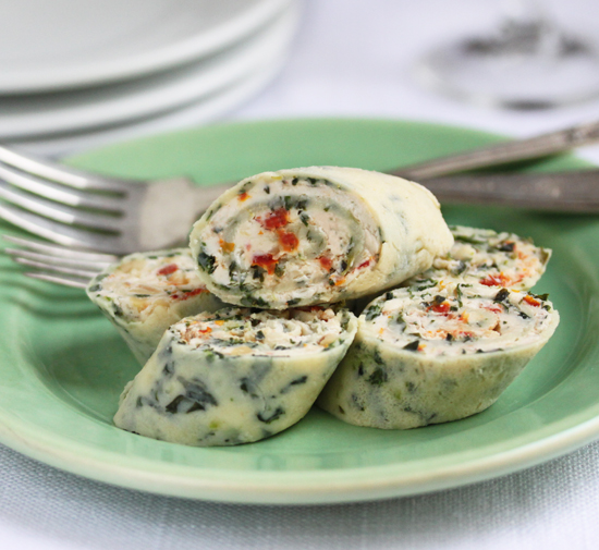 Spiral Spinach Crepe 3