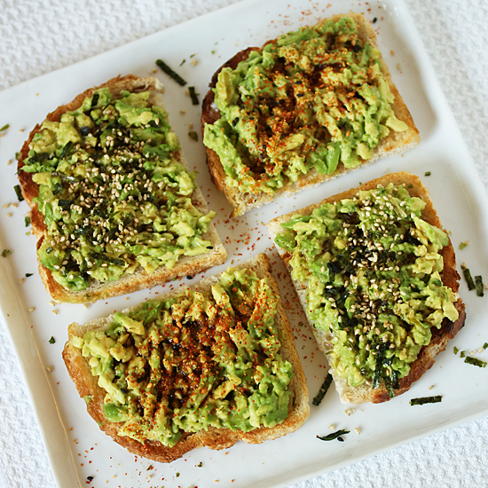 Post image for Avocado Toast with Furikake and Shichimi