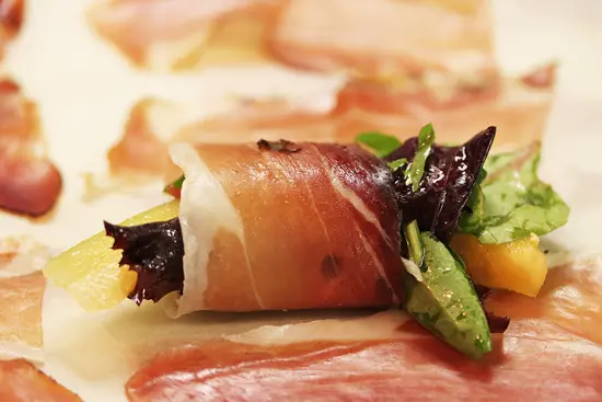 A close up of some food on a plate