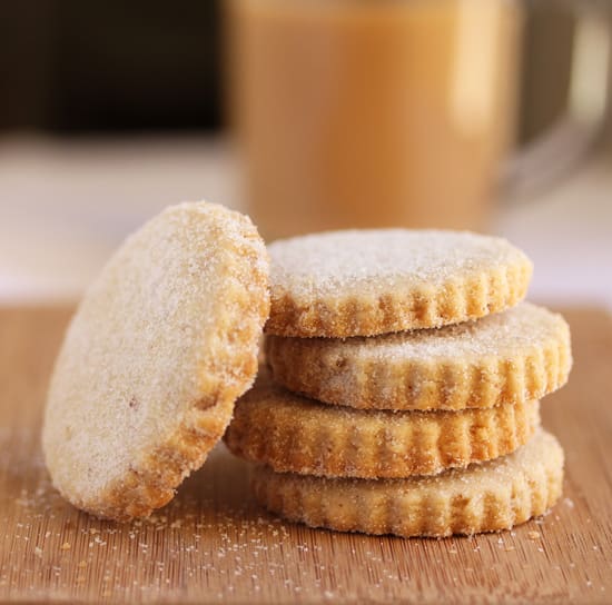 A close up of some cookies on top of a table