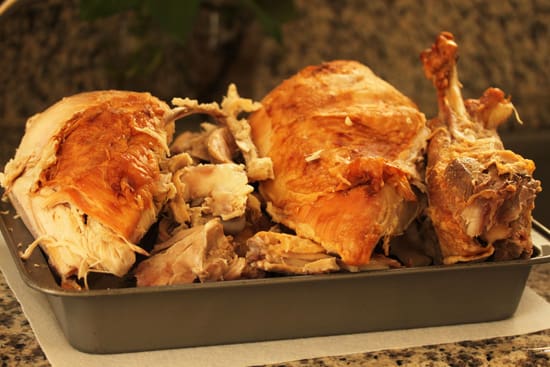 A close up of some food in a pan
