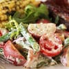 A close up of some food on a plate