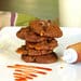 A pile of cookies sitting on top of a table.